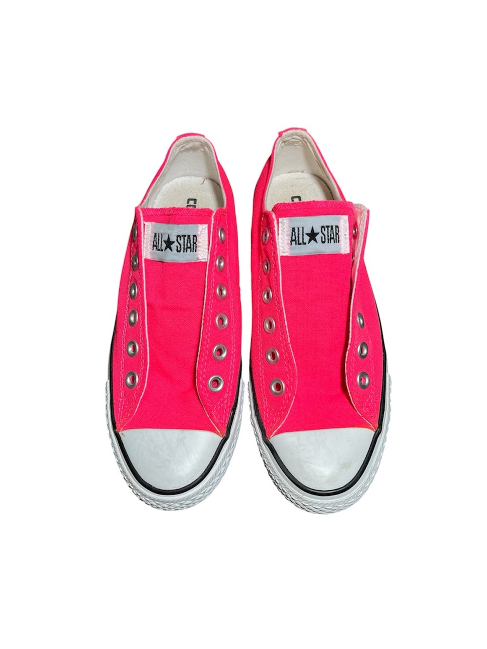 Converse Hot Pink Low Top Sneakers - Picture 2 of 4